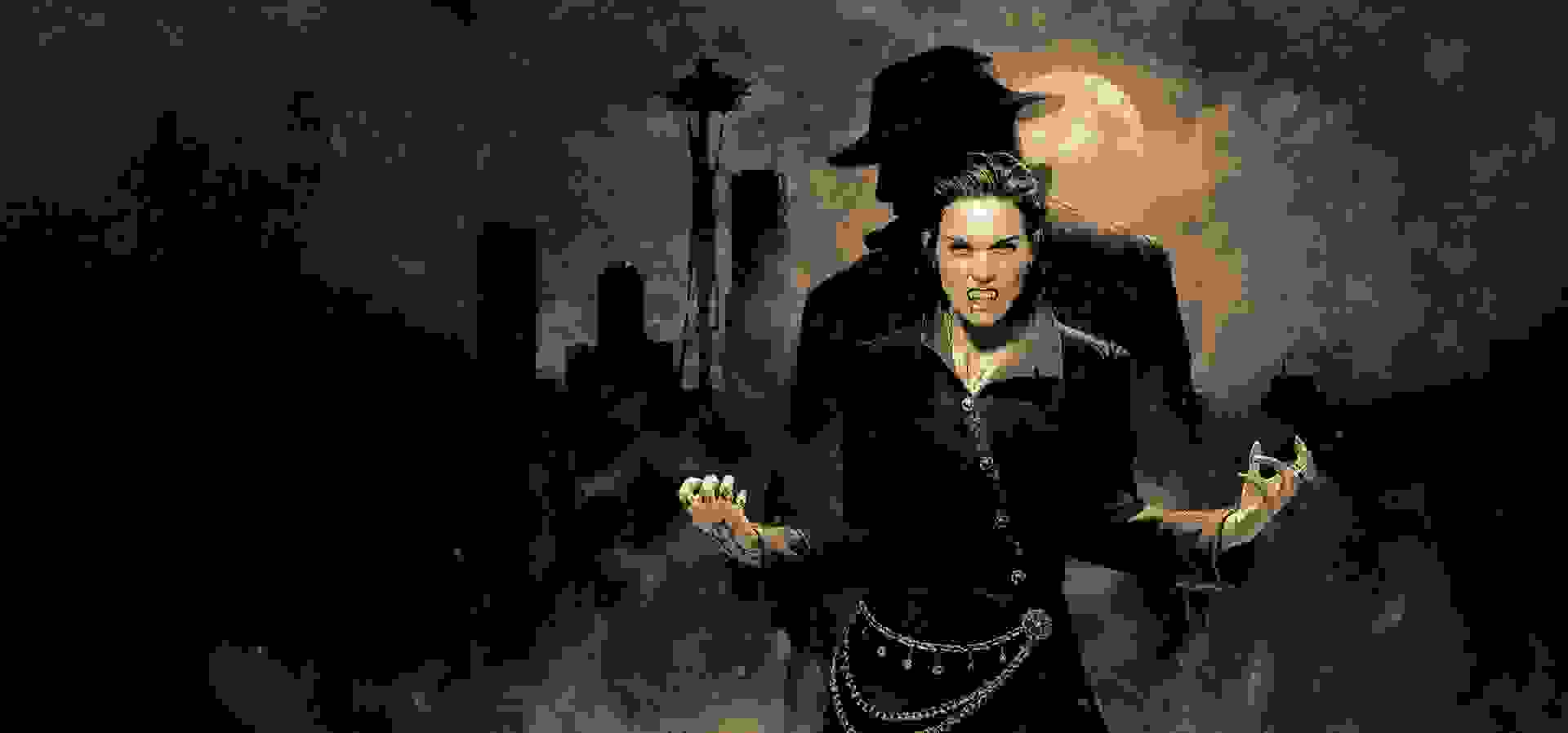 Imagem de fundo do produto Vampire: The Masquerade® - Bloodlines™ 2 Premium Edition - PS5