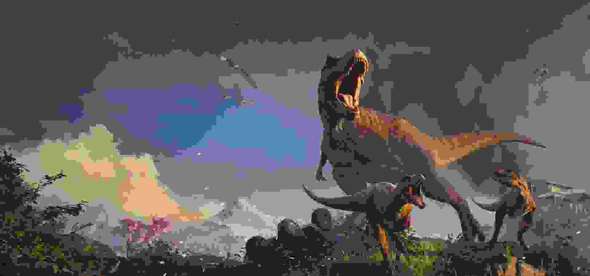 Imagem de fundo do produto Jurassic World Evolution 3 - PS5