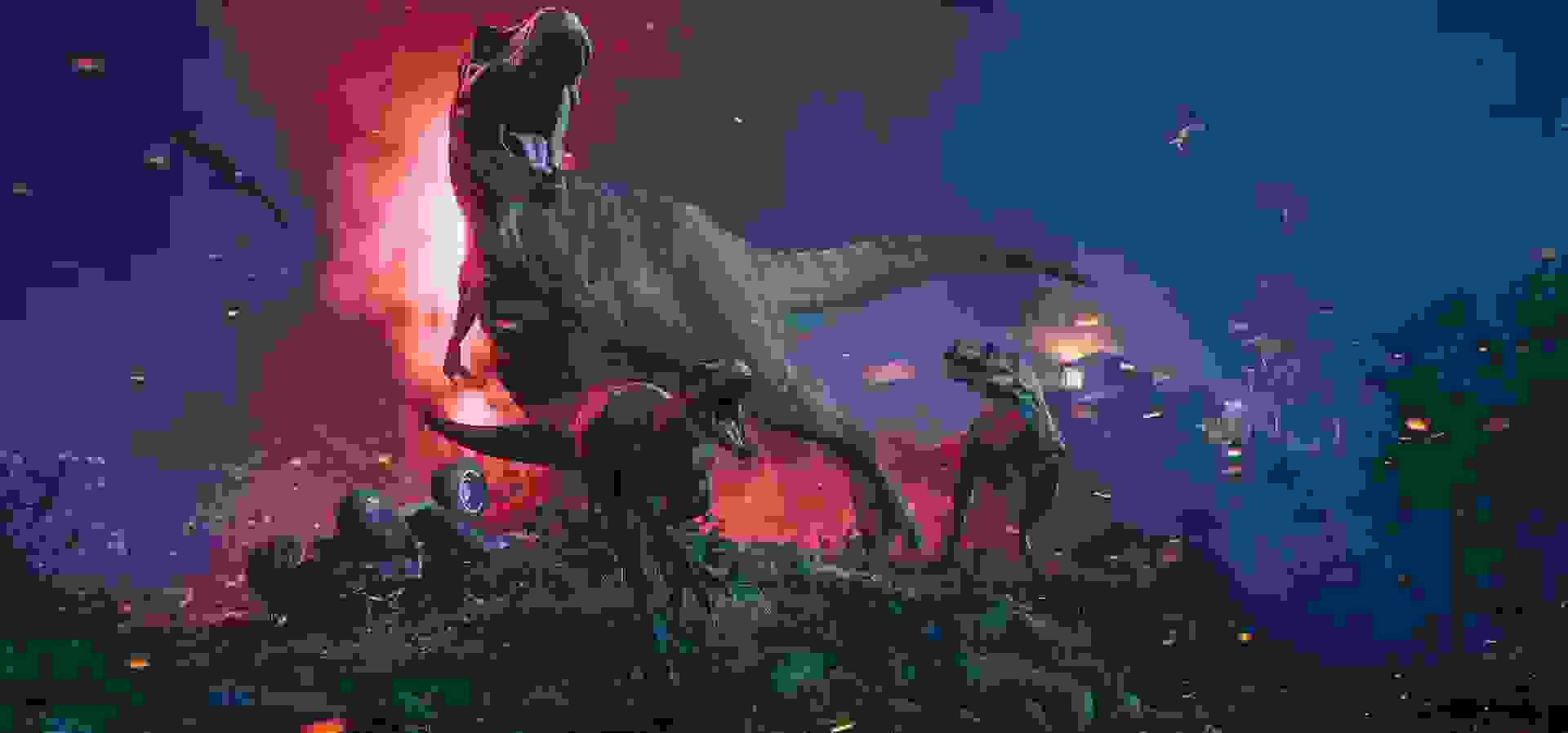 Imagem de fundo do produto Jurassic World Evolution 3 Deluxe Edition - PS5