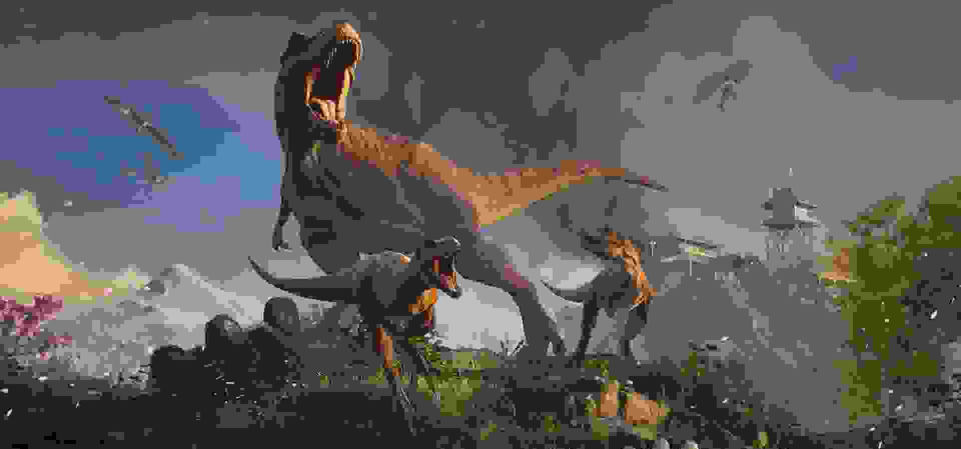 Imagem de fundo do produto Jurassic World Evolution 3 - Xbox Series X|S e PC