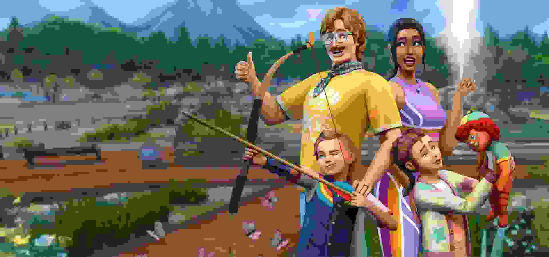 Imagem de fundo do produto The Sims™ 4 + Pacote de Expansão Novas Aventuras - Xbox Series X|S