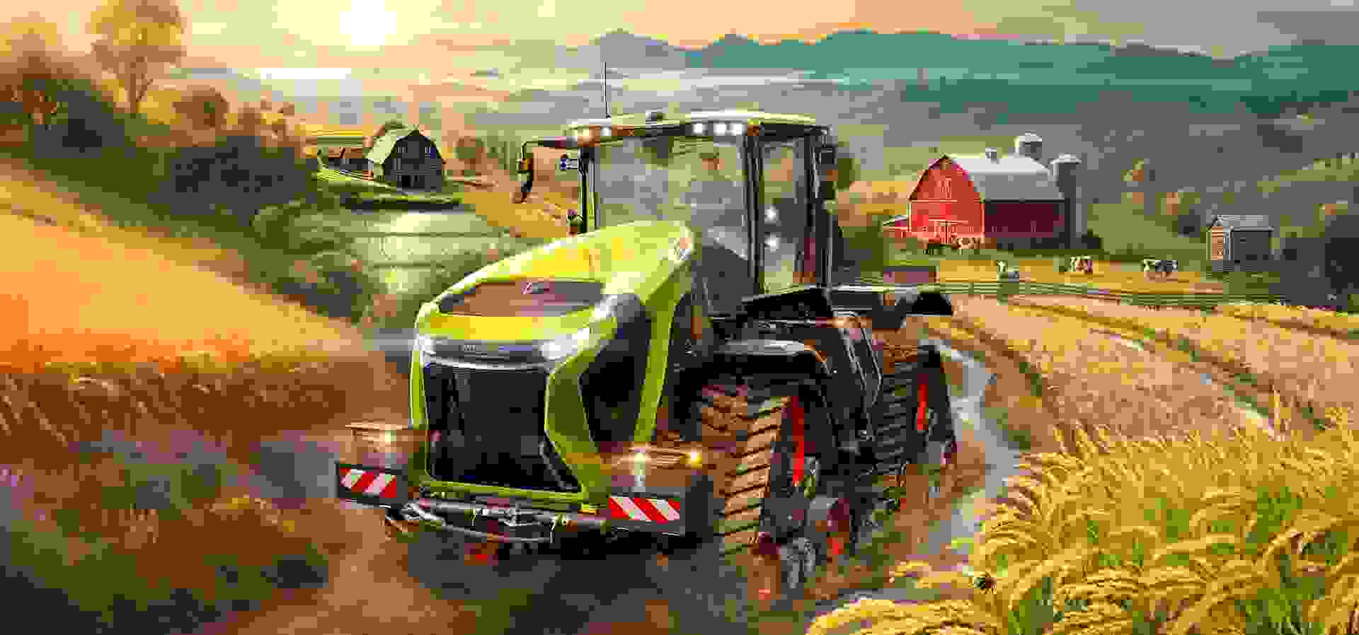 Imagem de fundo do produto Farming Simulator 25 - PS5