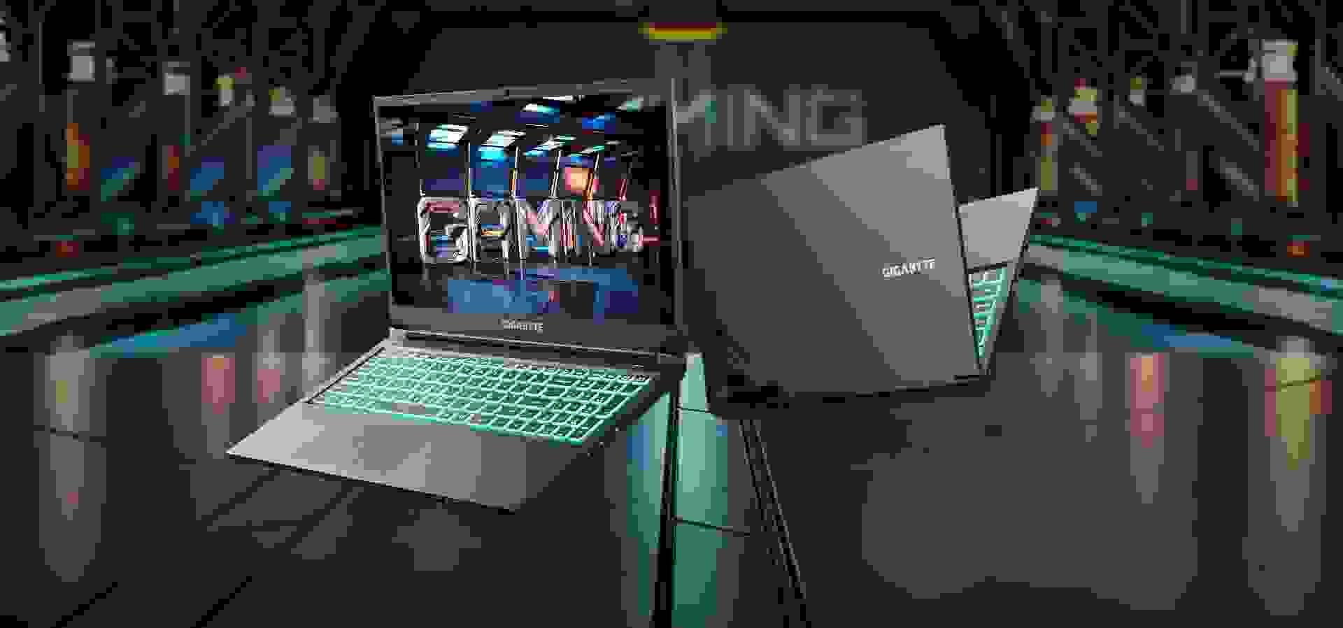 Imagem de fundo do produto Notebook Gamer Gigabyte G5 MF Intel Core i5-12500H, 8GB RAM, RTX 4050, 512GB SSD, 15.6", Win 11 Home, Preto - G5 MF-E2BR333SH