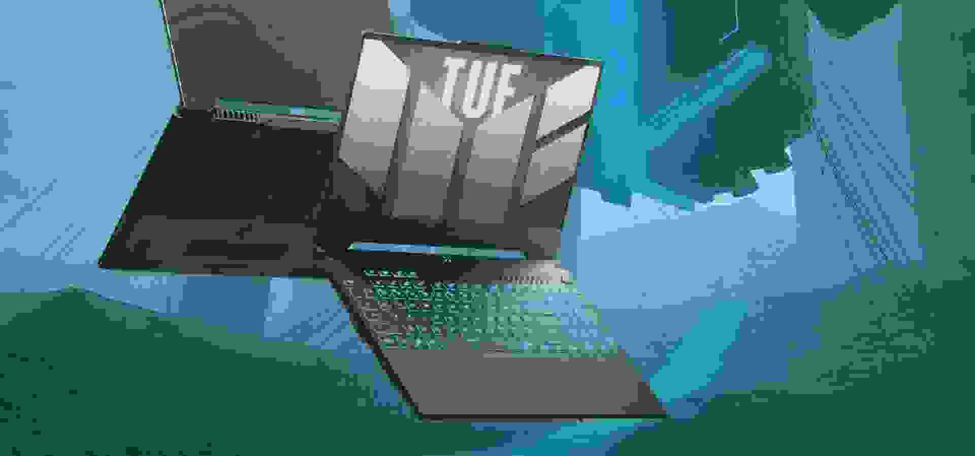 Imagem de fundo do produto Notebook ASUS TUF Gaming A15, GeForce RTX 2050, AMD Ryzen 7 7435HS, 8 GB, 512 GB SSD, KeepOS, Tela 15.6'' FHD, Graphite Black - FA506NFR-HN069