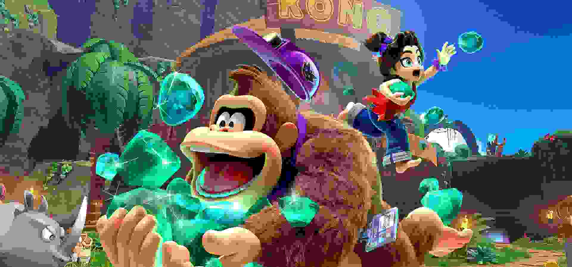 Imagem de fundo do produto Donkey Kong Bananza DLC (DK Island & Emerald Rush) - Switch 2