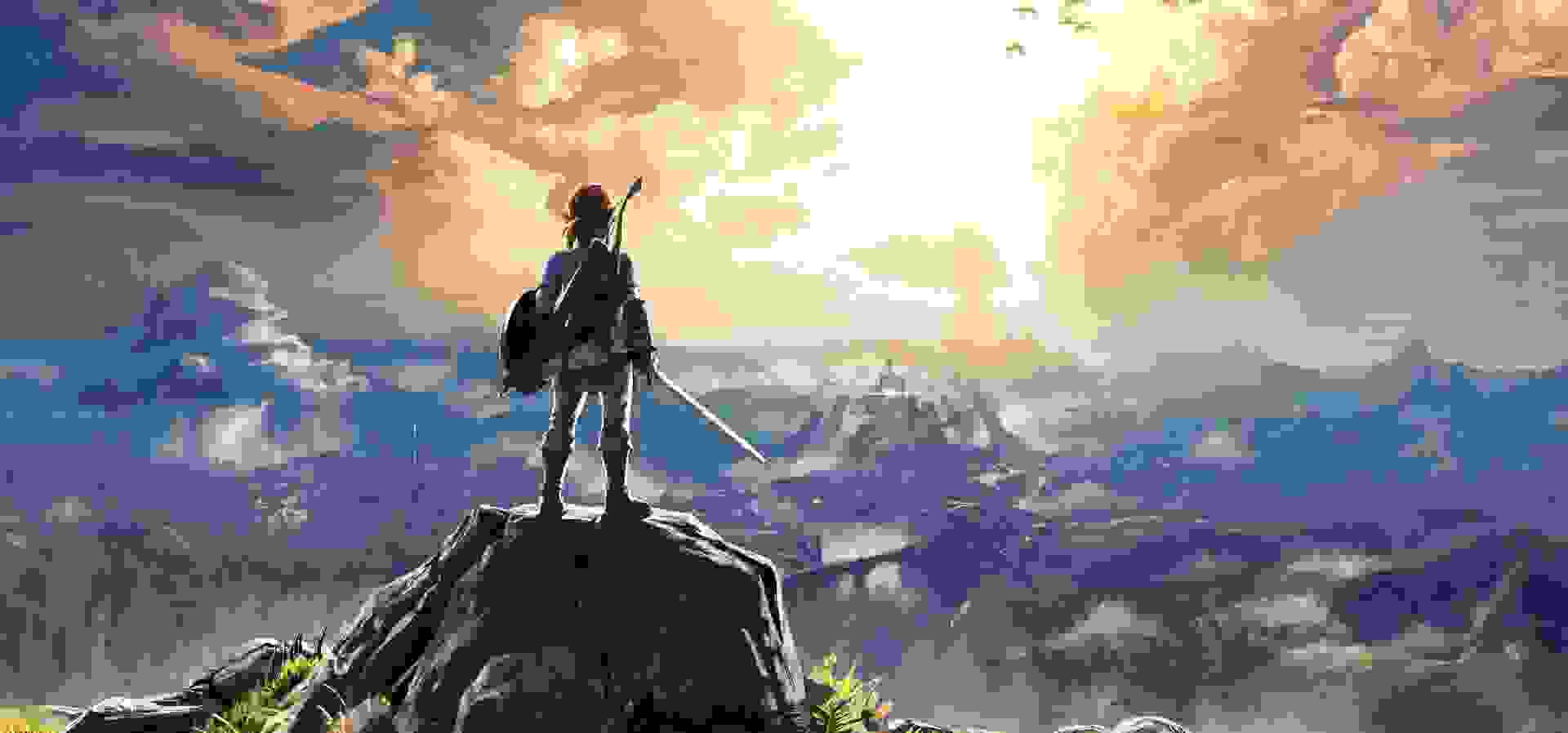 Imagem de fundo do produto The Legend of Zelda: Breath of the Wild Switch 2 - Físico