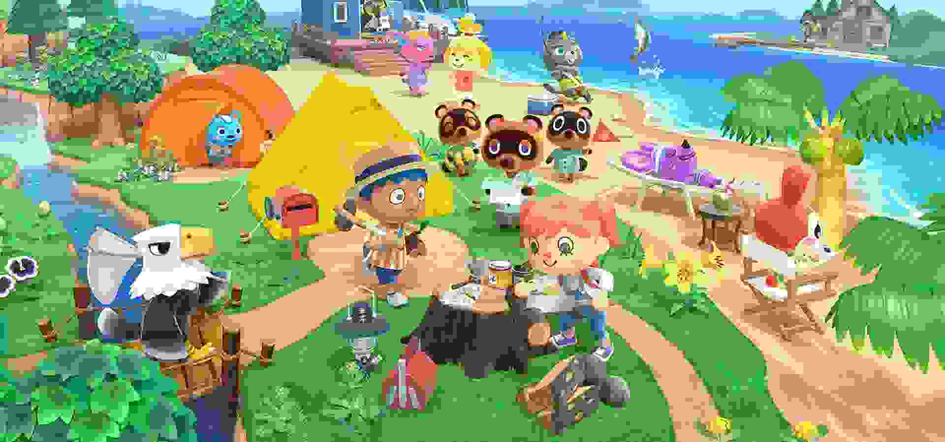 Imagem de fundo do produto Animal Crossing™: New Horizons Switch - Físico
