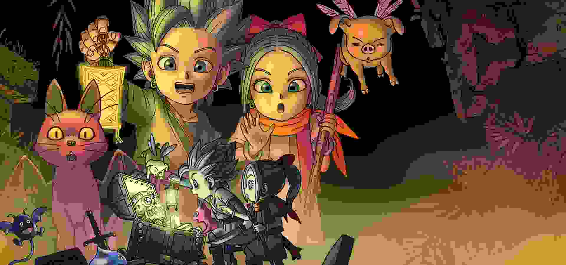 Imagem de fundo do produto Dragon Quest Treasures - Switch