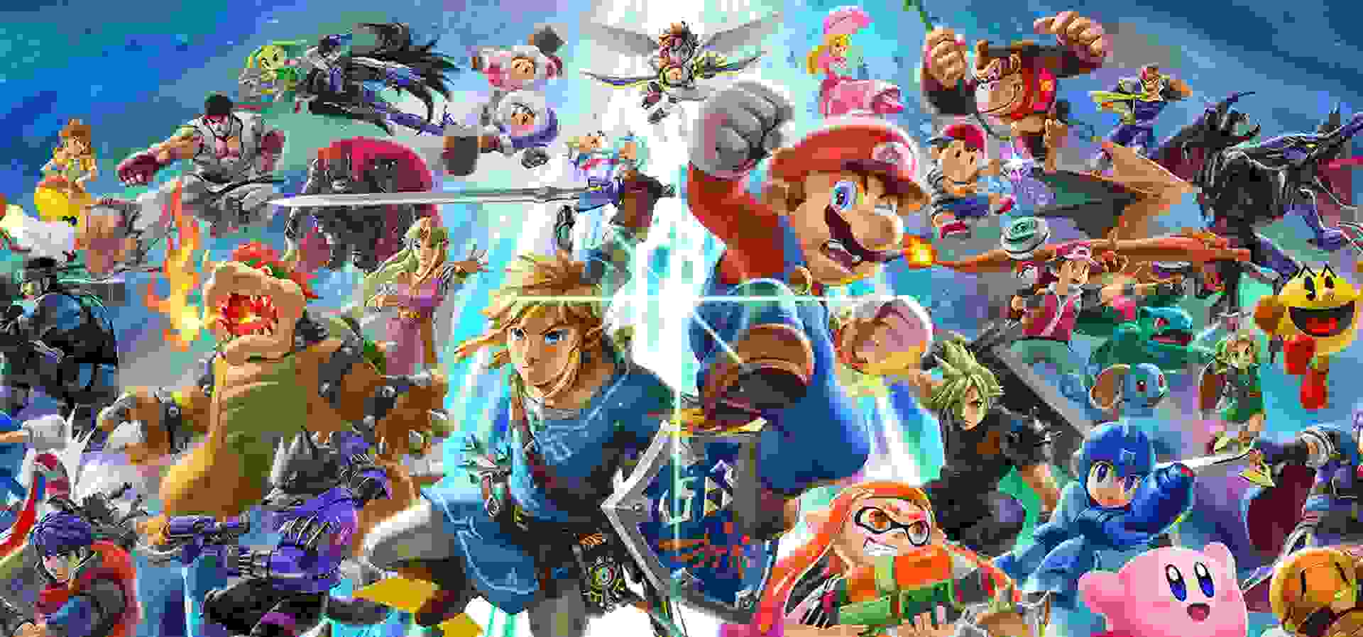 Imagem de fundo do produto Super Smash Bros Ultimate Switch - Físico