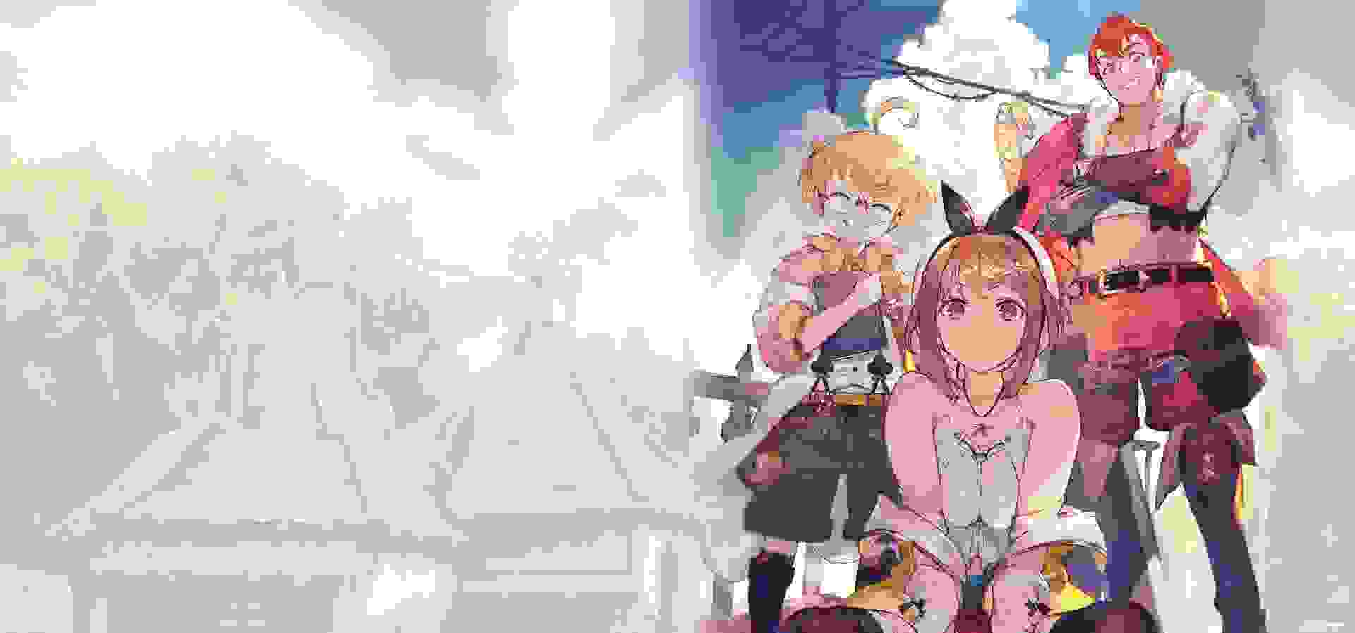 Imagem de fundo do produto Atelier Ryza Secret Trilogy Deluxe Pack - Switch 2