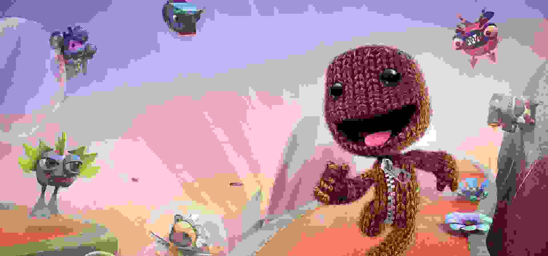 Imagem de fundo do produto Sackboy: Uma Grande Aventura - Edição Digital Deluxe - PS4