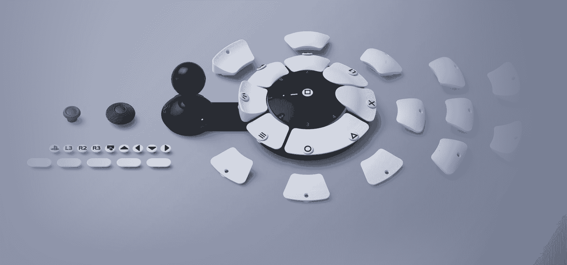 Imagem de fundo do produto Controle Access para PlayStation 5 - Branco