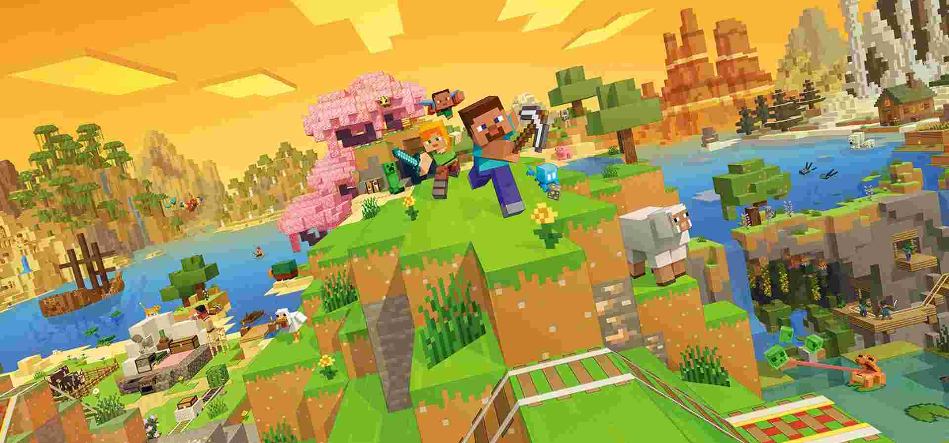 Imagem de fundo do produto Minecraft Deluxe Collection - Switch