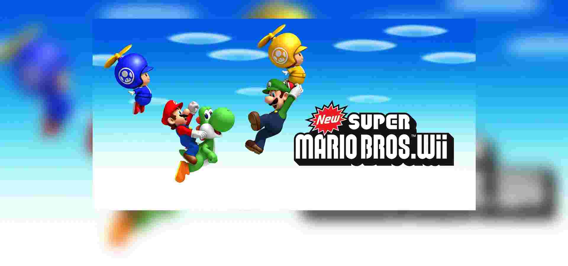 Imagem de fundo do produto New Super Mario Bros. - Wii