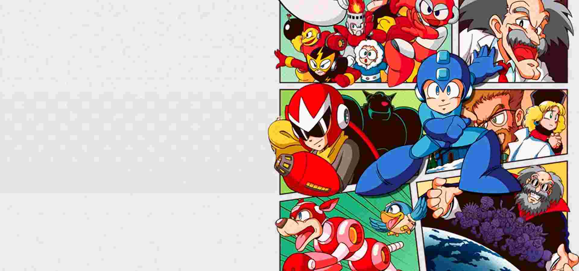 Imagem de fundo do produto Mega Man® Legacy Collection - PS4