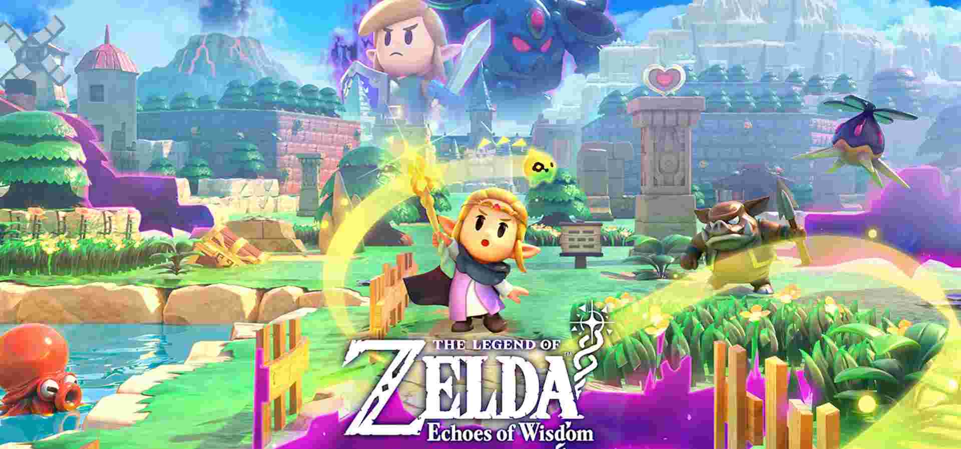 Imagem de fundo do produto The Legend of Zelda: Echoes of Wisdom Switch - Físico