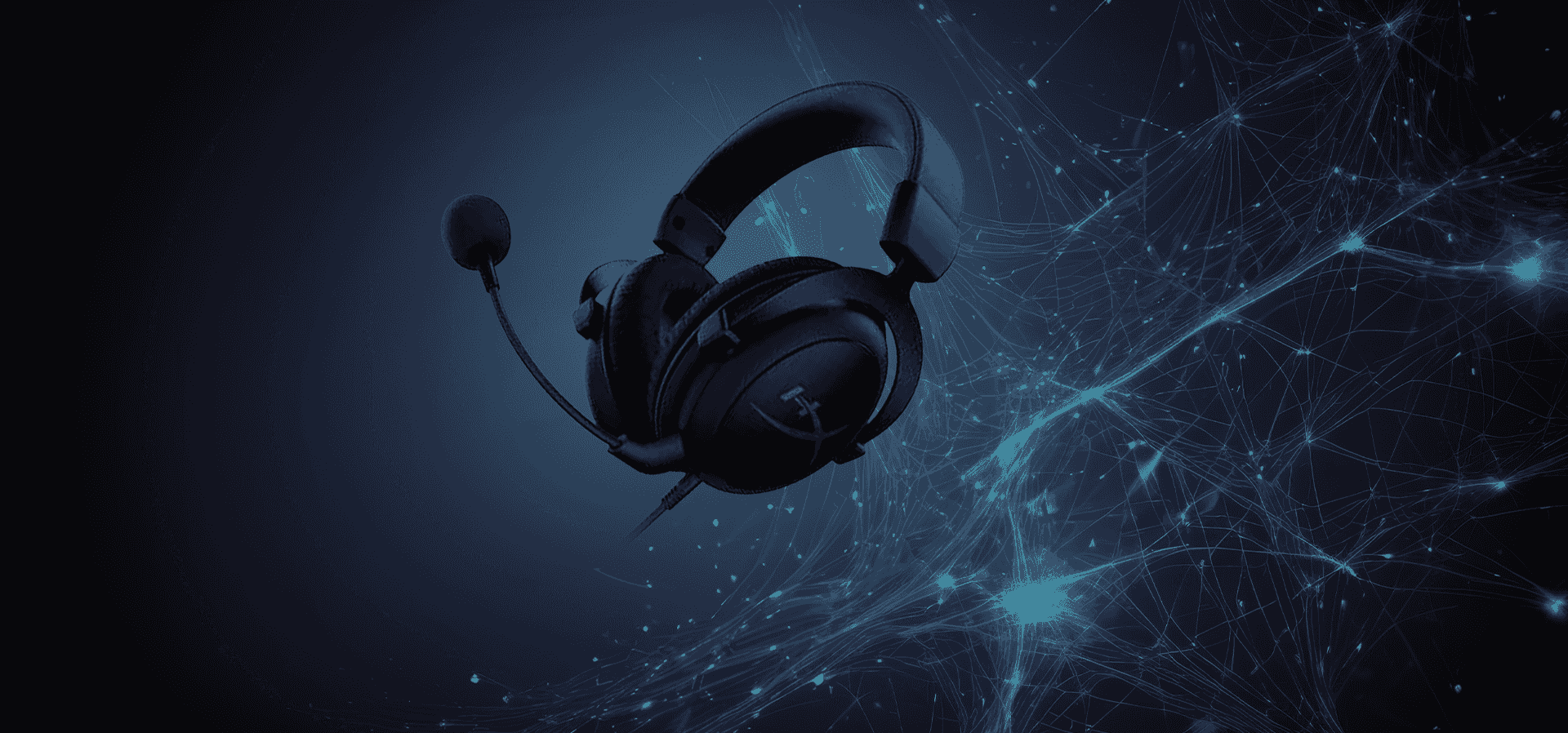 Imagem de fundo do produto Headset Gamer HyperX Cloud Core 7.1 com fio, Drivers 53mm, USB e P3 HX-HSCC-2-BK/WW - Preto