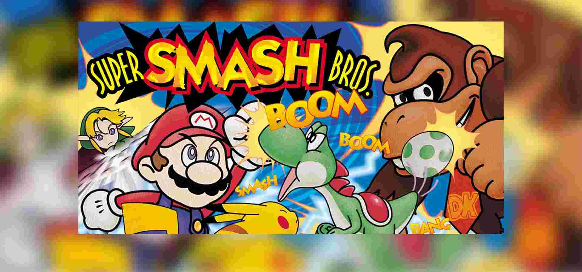 Imagem de fundo do produto Super Smash Bros. - N64