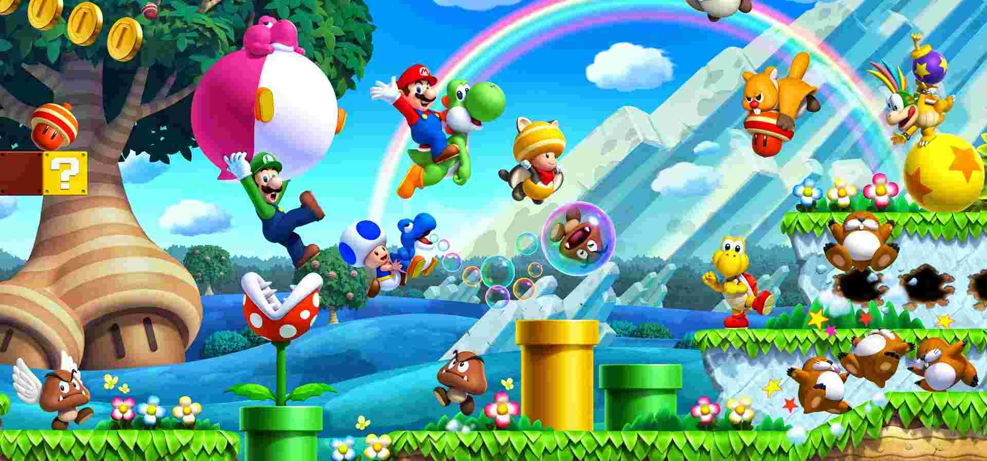 Imagem de fundo do produto New Super Mario Bros. - Wii U