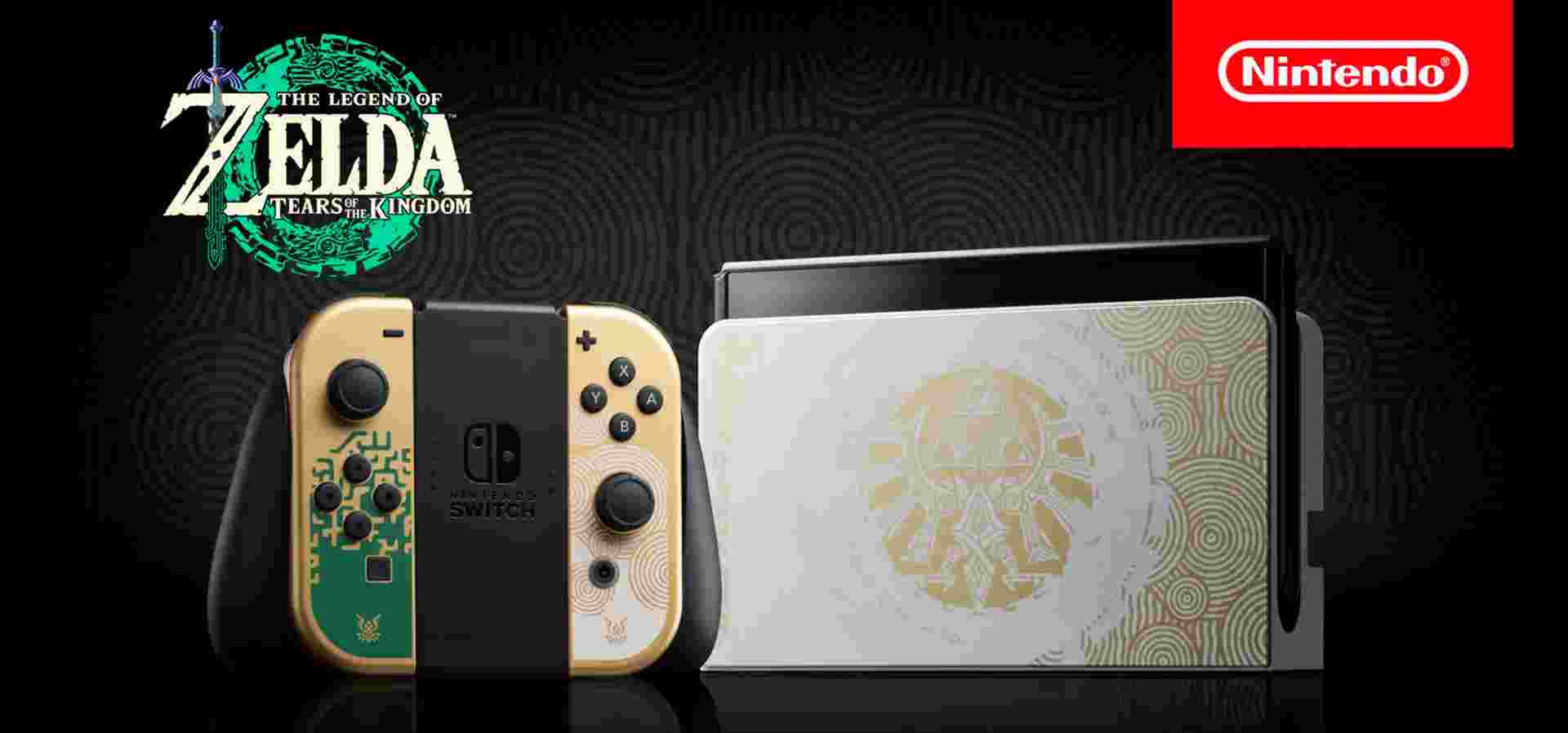 Imagem de fundo do produto Console Nintendo Switch OLED - Edição Especial The Legend of Zelda: Tears of the Kingdom