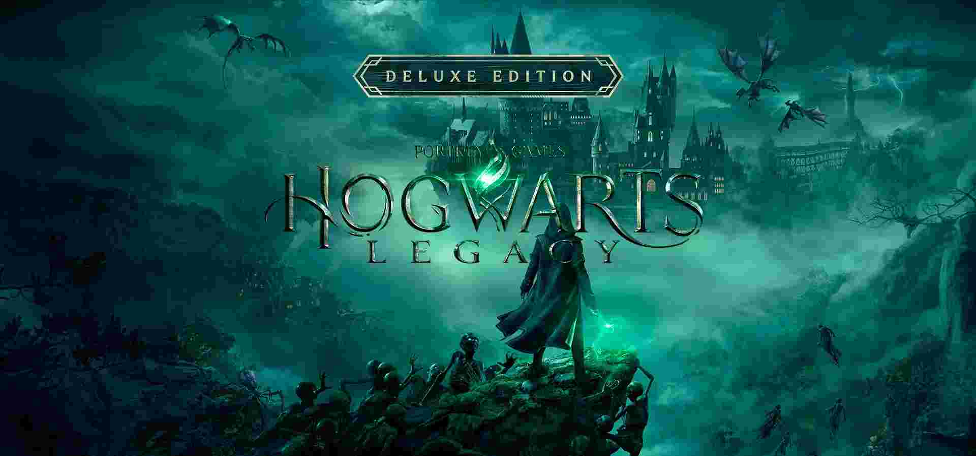 Imagem de fundo do produto Hogwarts Legacy Edição Deluxe - Xbox One e Series X|S