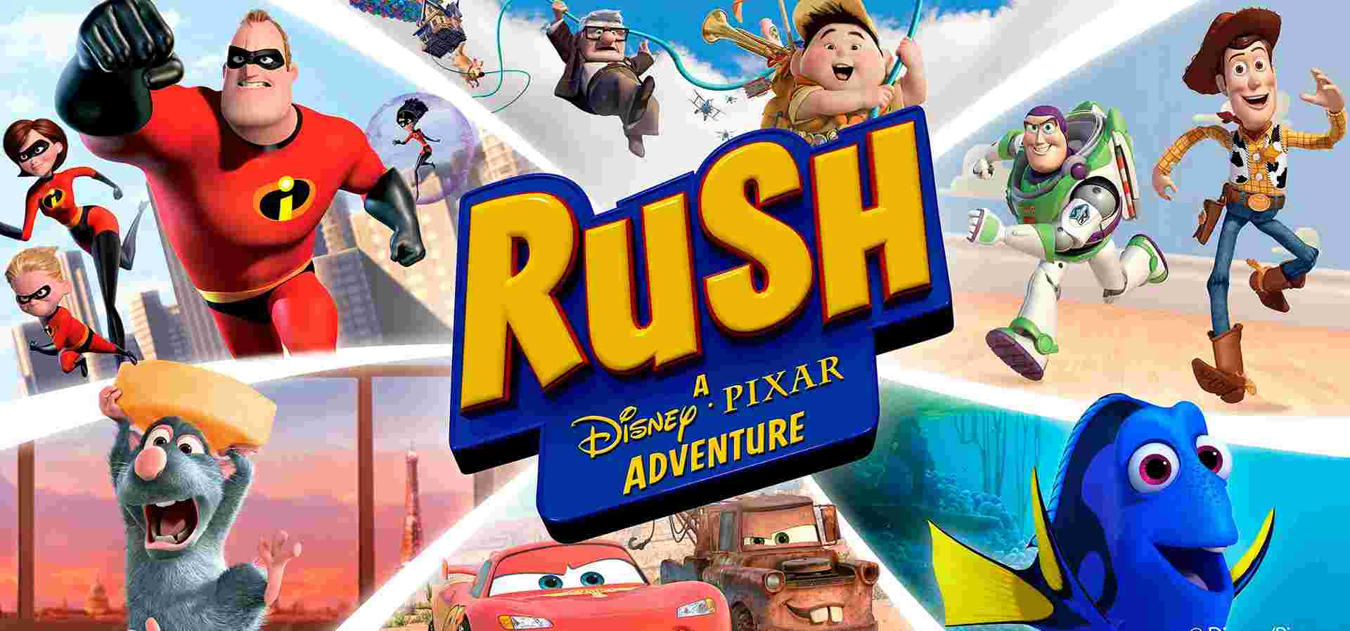 Imagem de fundo do produto RUSH: A Disney • PIXAR Adventure - Xbox e PC