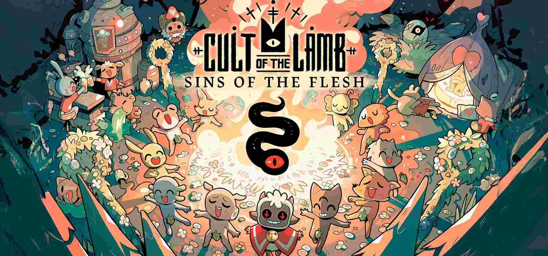 Imagem de fundo do produto Cult of the Lamb - PS4 & PS5