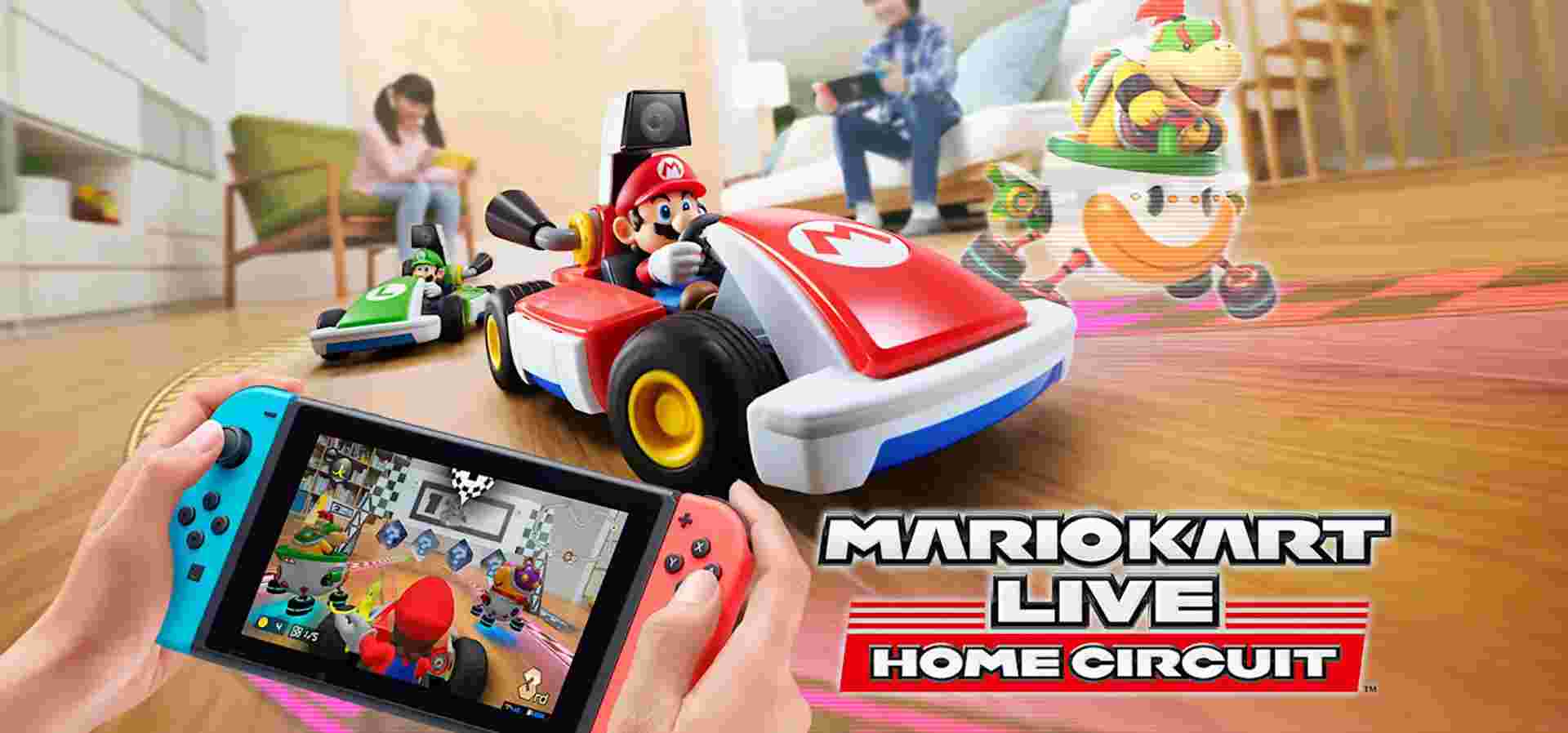 Imagem de fundo do produto Mario Kart Live Home Circuit Luigi - Nintendo Switch