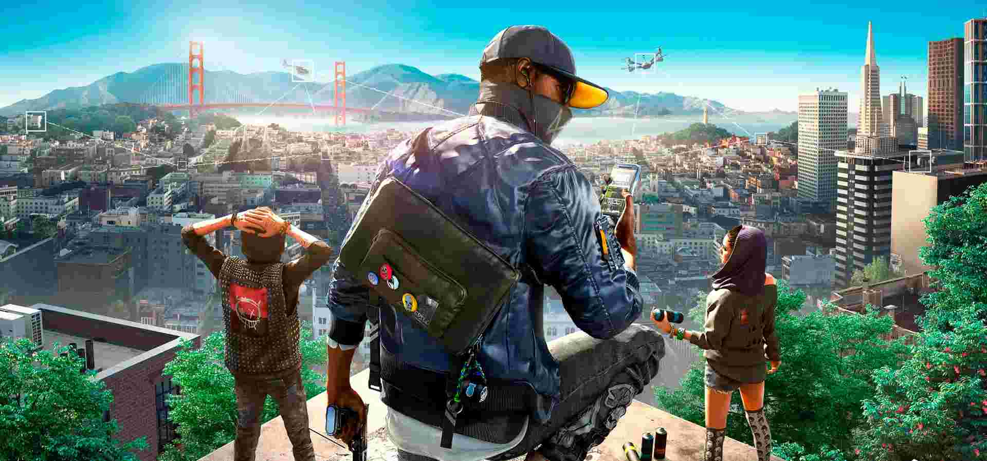 Imagem de fundo do produto WATCH DOGS 2 - PS4