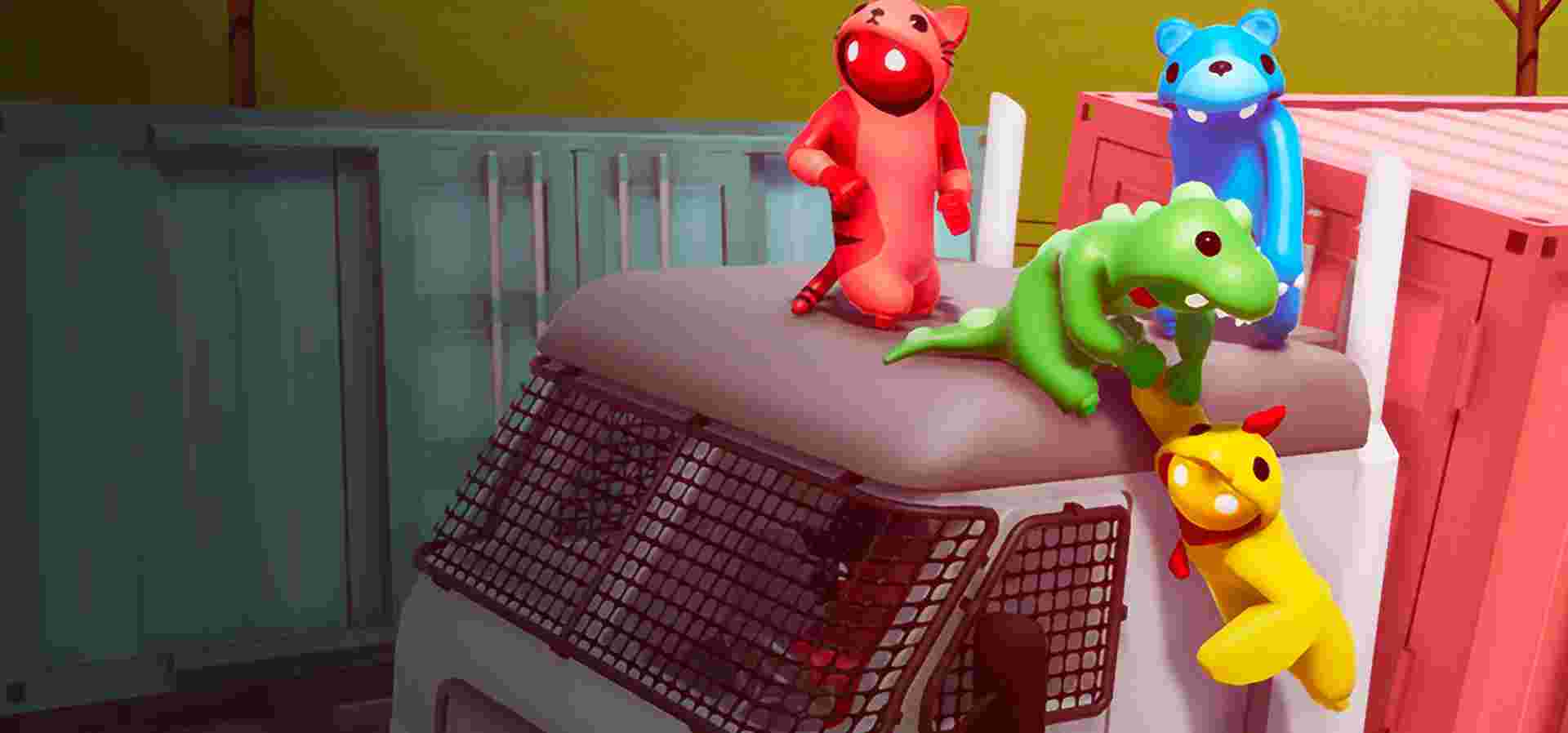 Imagem de fundo do produto Gang Beasts - PS4