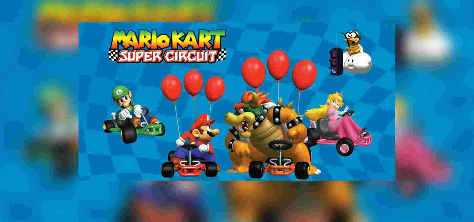 Imagem de fundo do produto Mario Kart: Super Circuit - Game Boy Advance