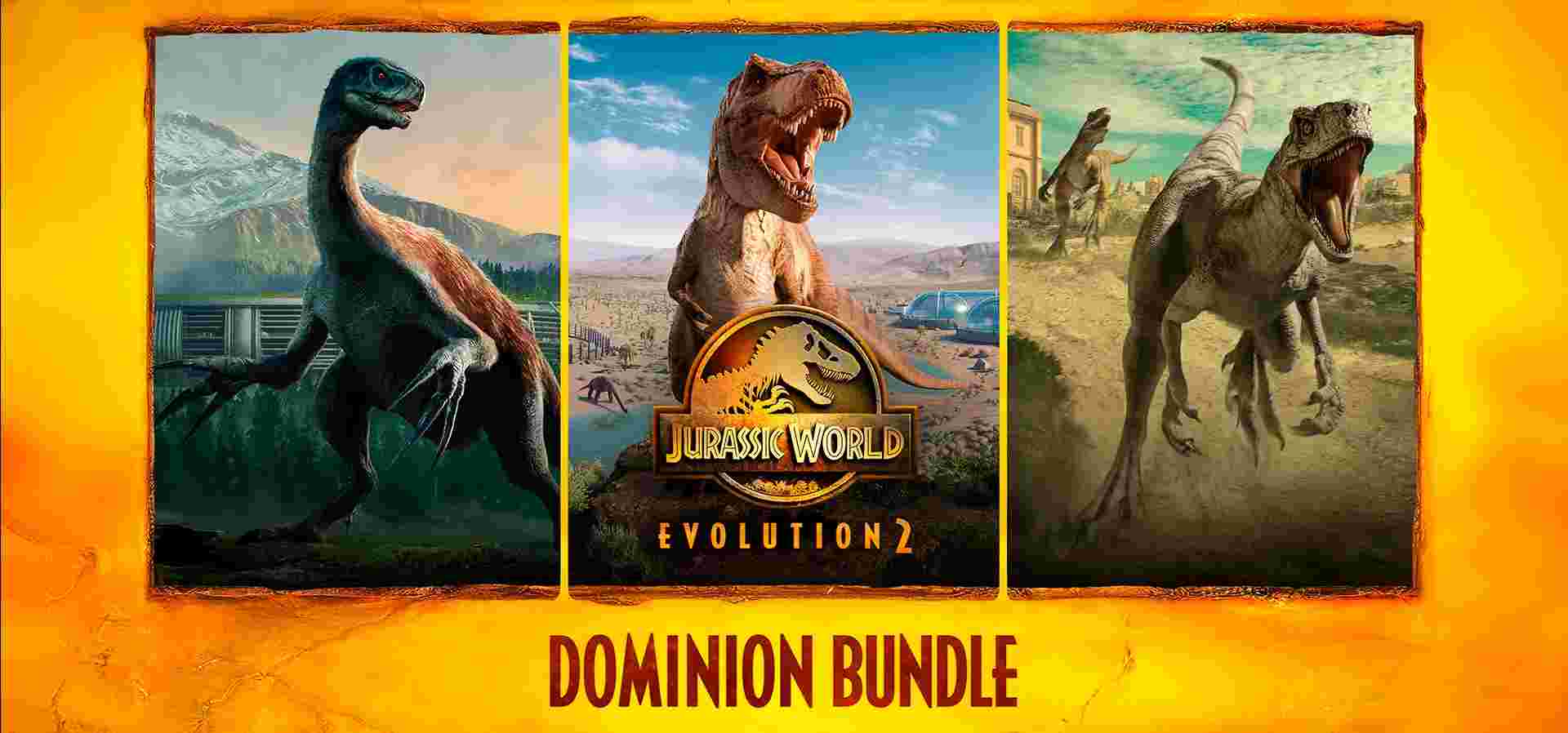 Imagem de fundo do produto Conjunto Jurassic World Evolution 2: Domínio - Xbox e PC 