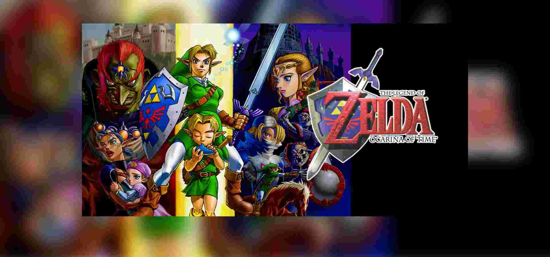 Imagem de fundo do produto The Legend of Zelda: Ocarina of Time - N64