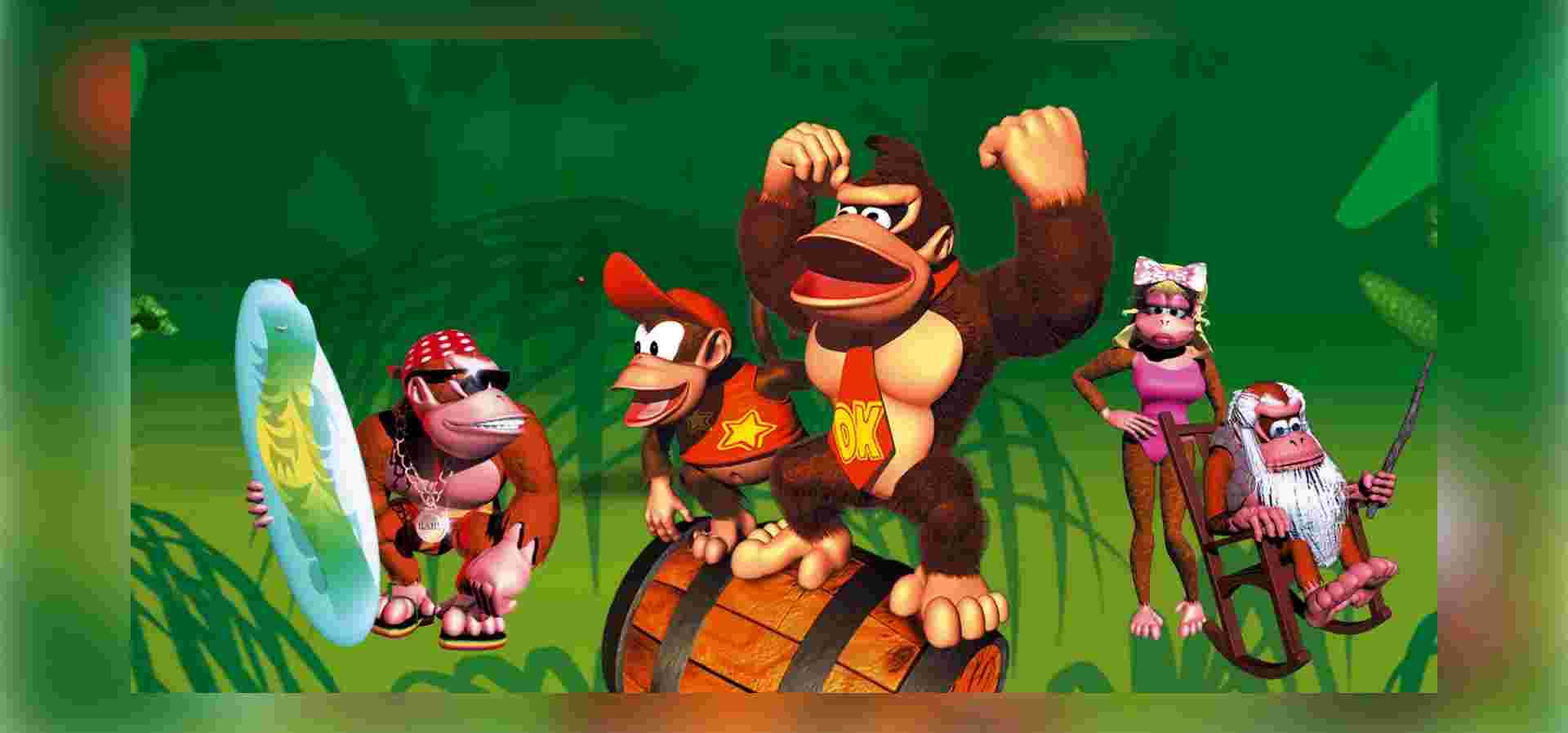 Imagem de fundo do produto Donkey Kong Country - SNES