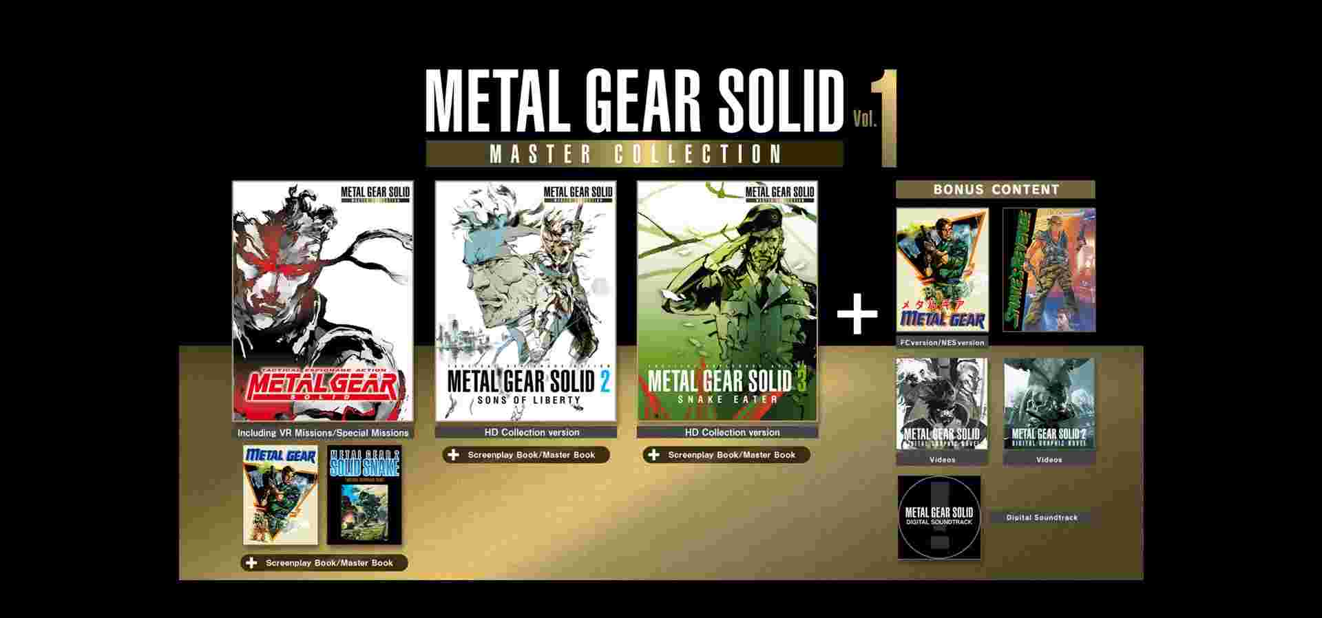 Imagem de fundo do produto METAL GEAR SOLID: MASTER COLLECTION Vol.1 - PS4 & PS5