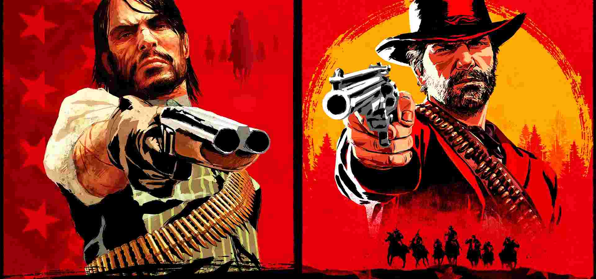 Imagem de fundo do produto Bundle Red Dead Redemption e Red Dead Redemption 2 - PS4