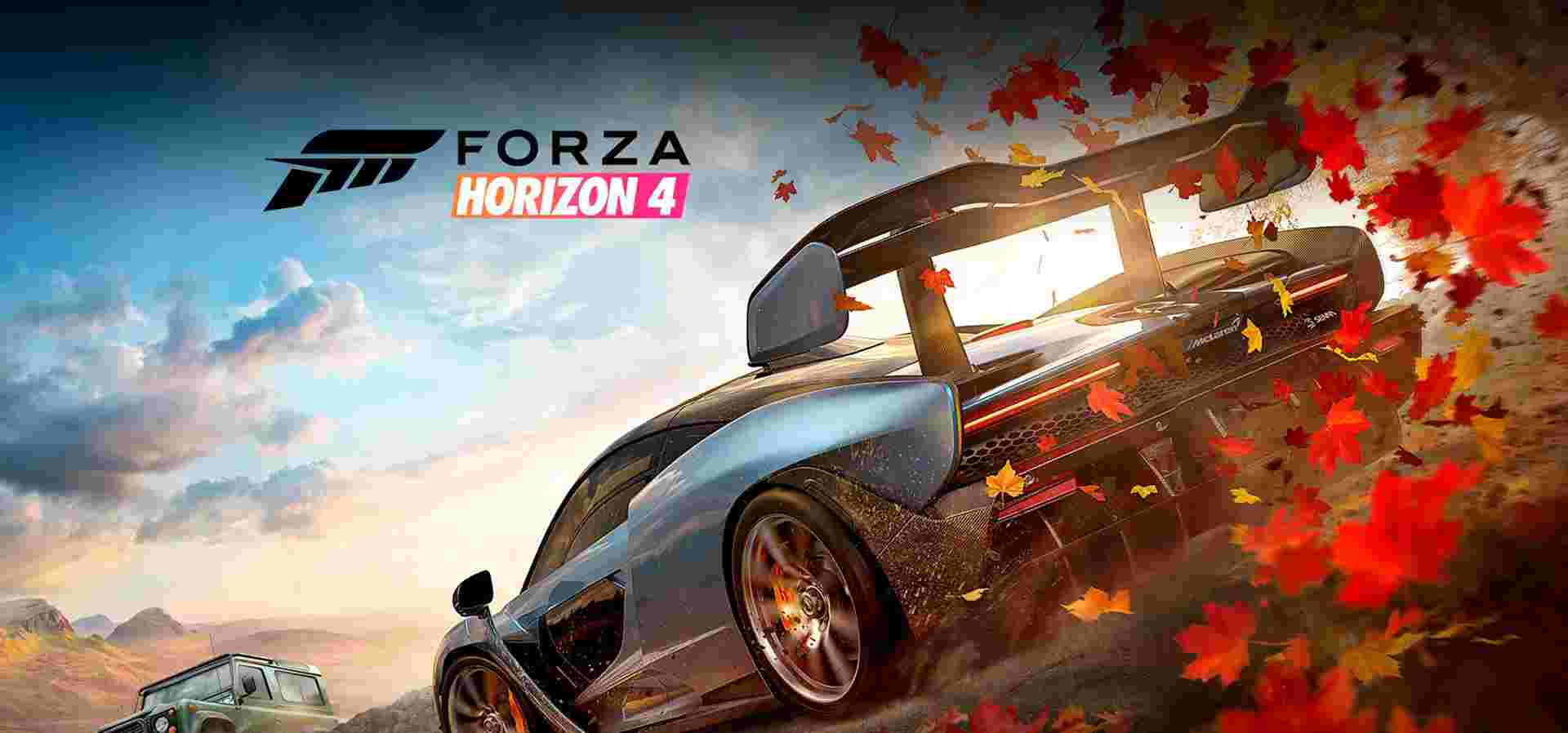 Imagem de fundo do produto Forza Horizon 4 Edição Padrão - Xbox e PC