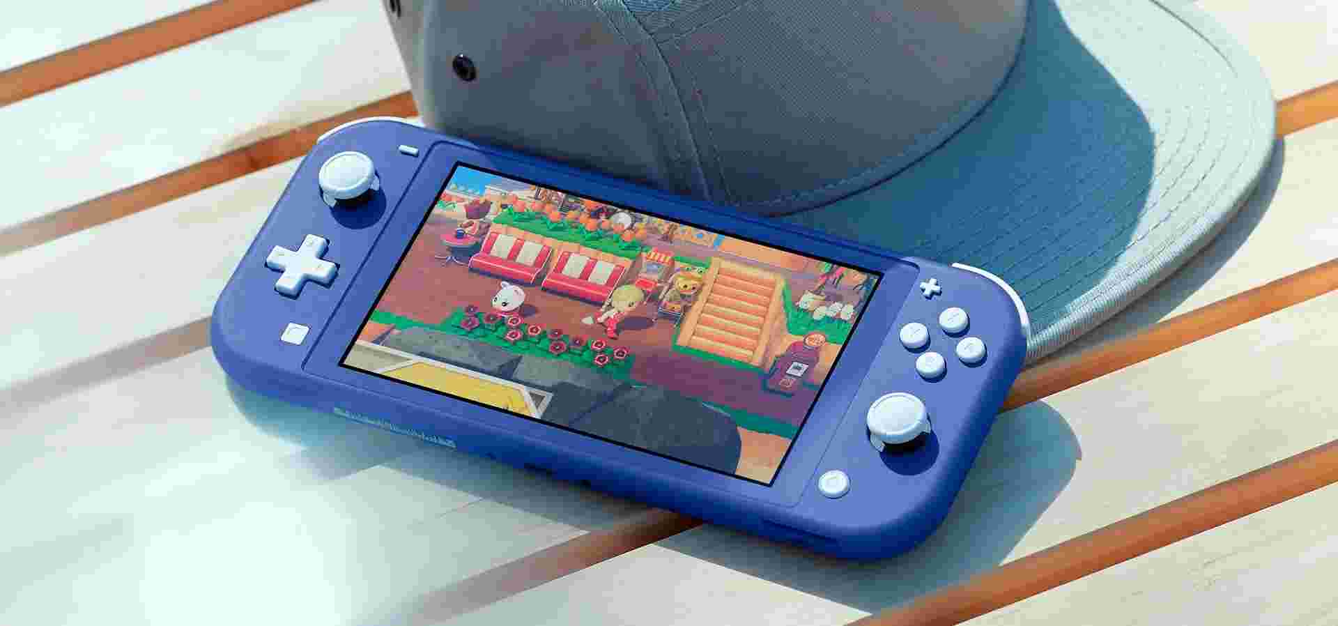 Imagem de fundo do produto Console Nintendo Switch Lite - Azul