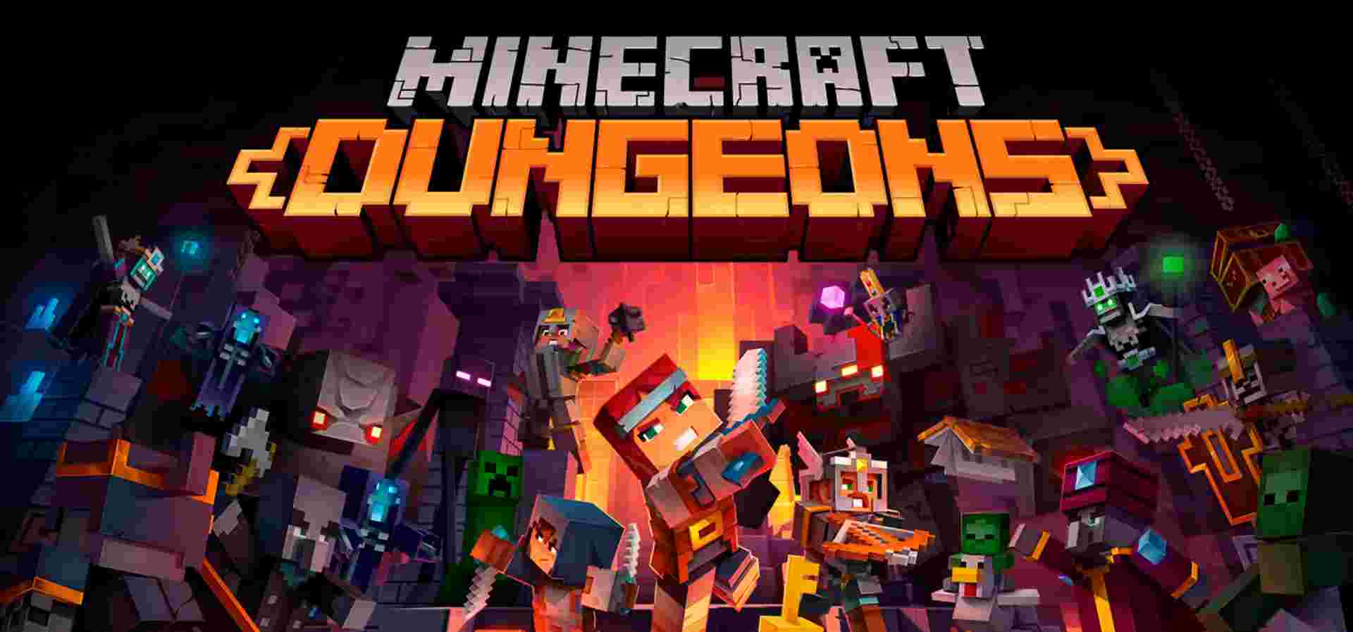 Imagem de fundo do produto Minecraft Dungeons para Windows