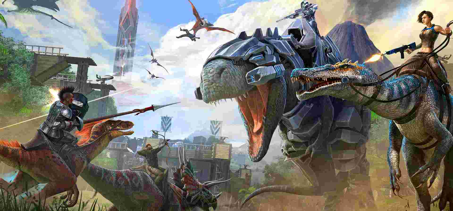 Imagem de fundo do produto ARK: Survival Evolved - PS4