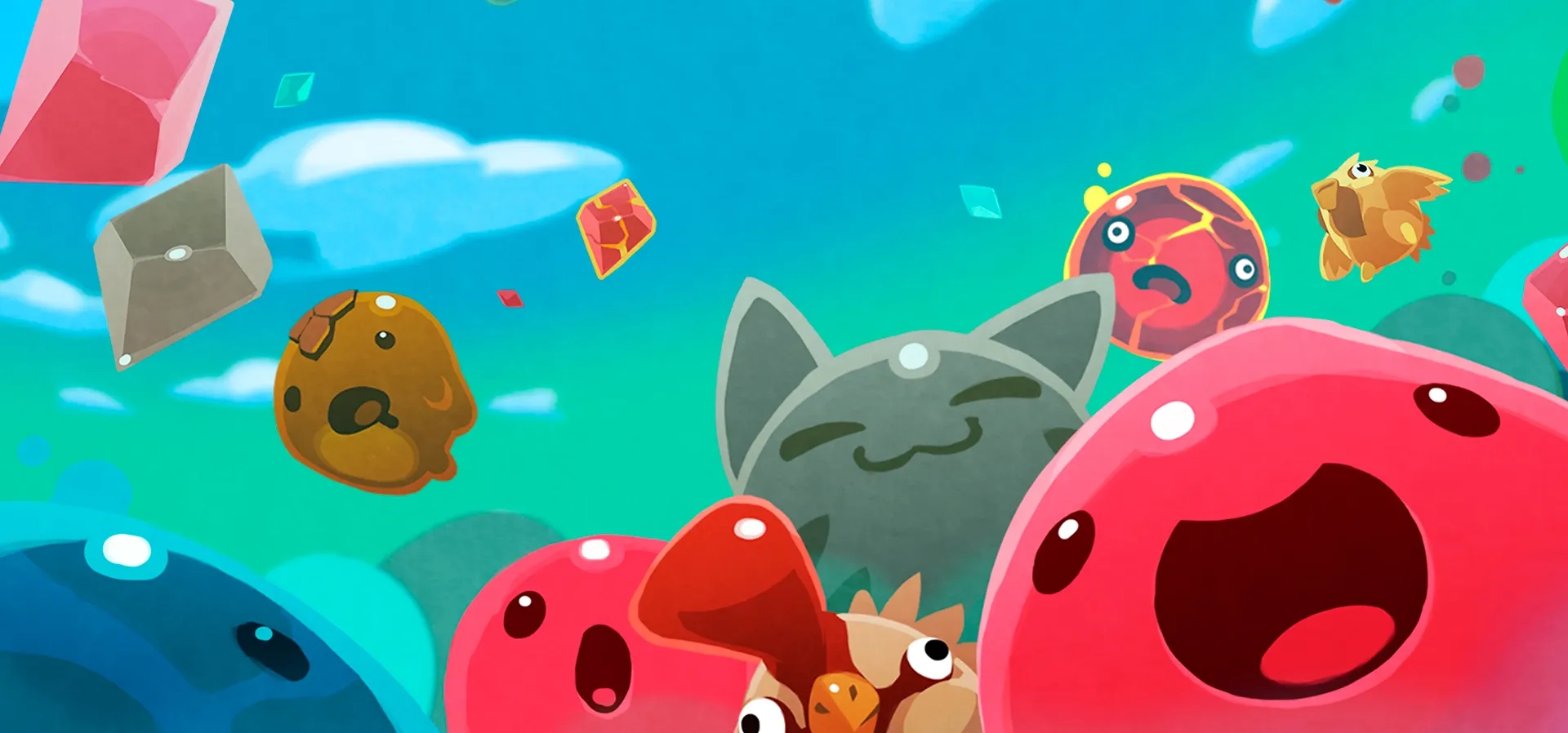 Imagem de fundo do produto Slime Rancher - PS4