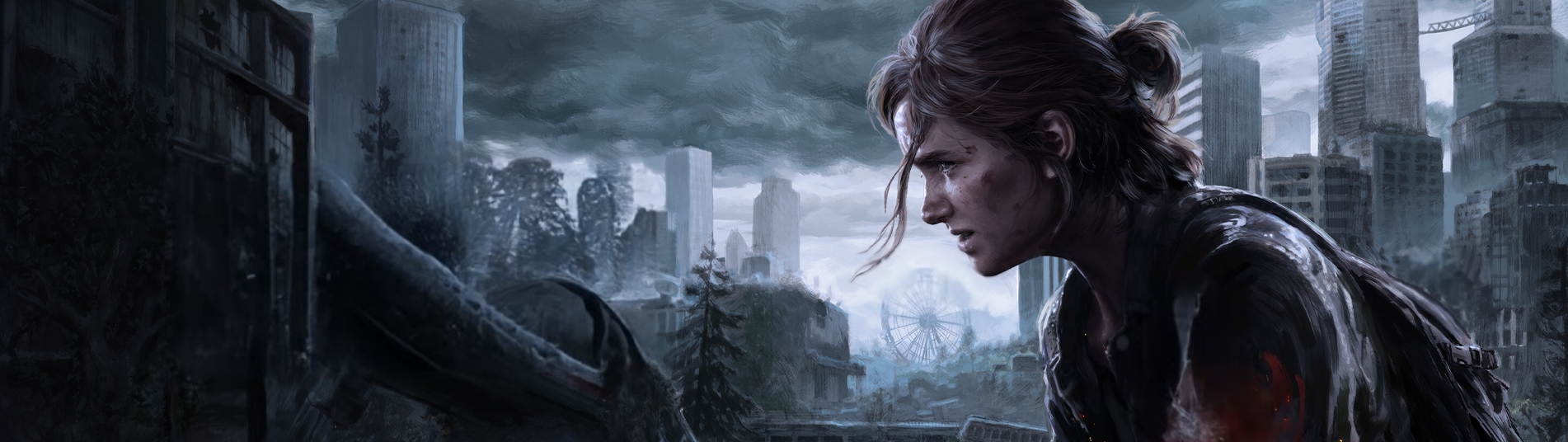 Imagem de fundo do jogo The Last of Us Part II Remastered PS5 - Físico