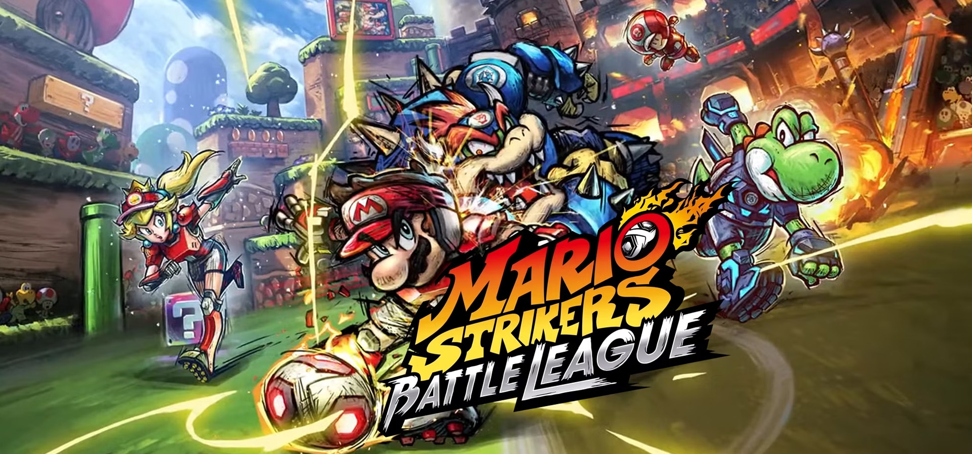 Imagem de fundo do produto Mario Strikers™: Battle League - Switch
