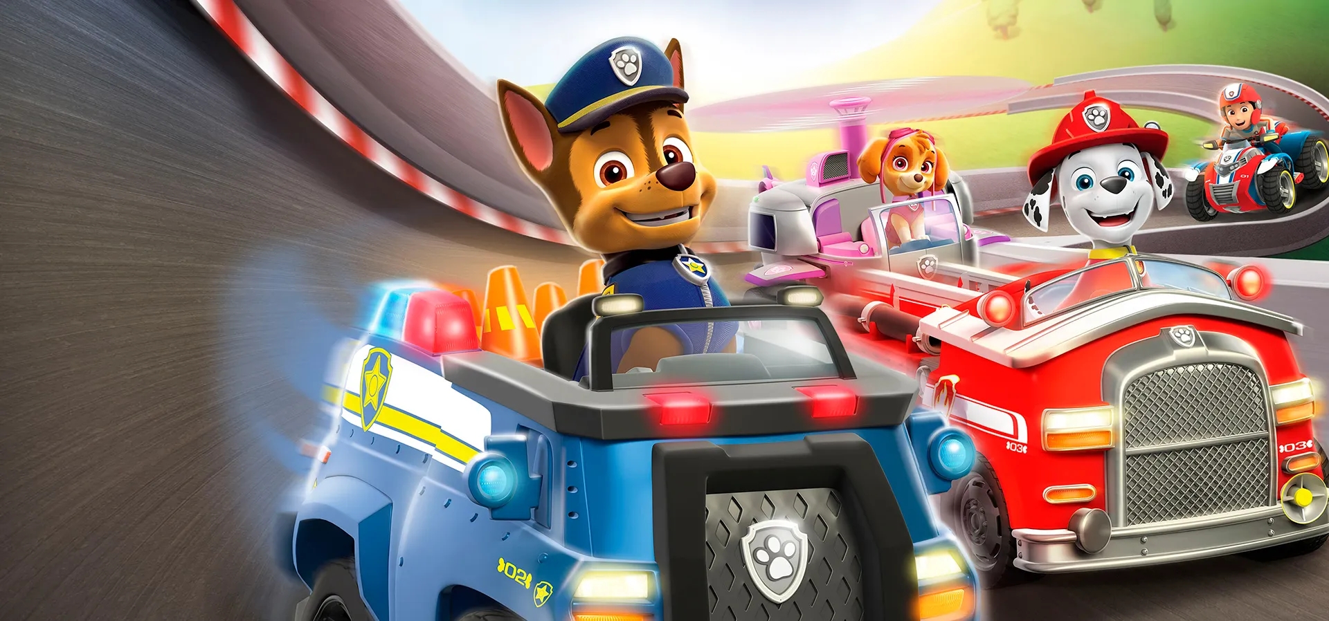 Imagem de fundo do produto Patrulha Canina: Grand Prix - PS4 & PS5