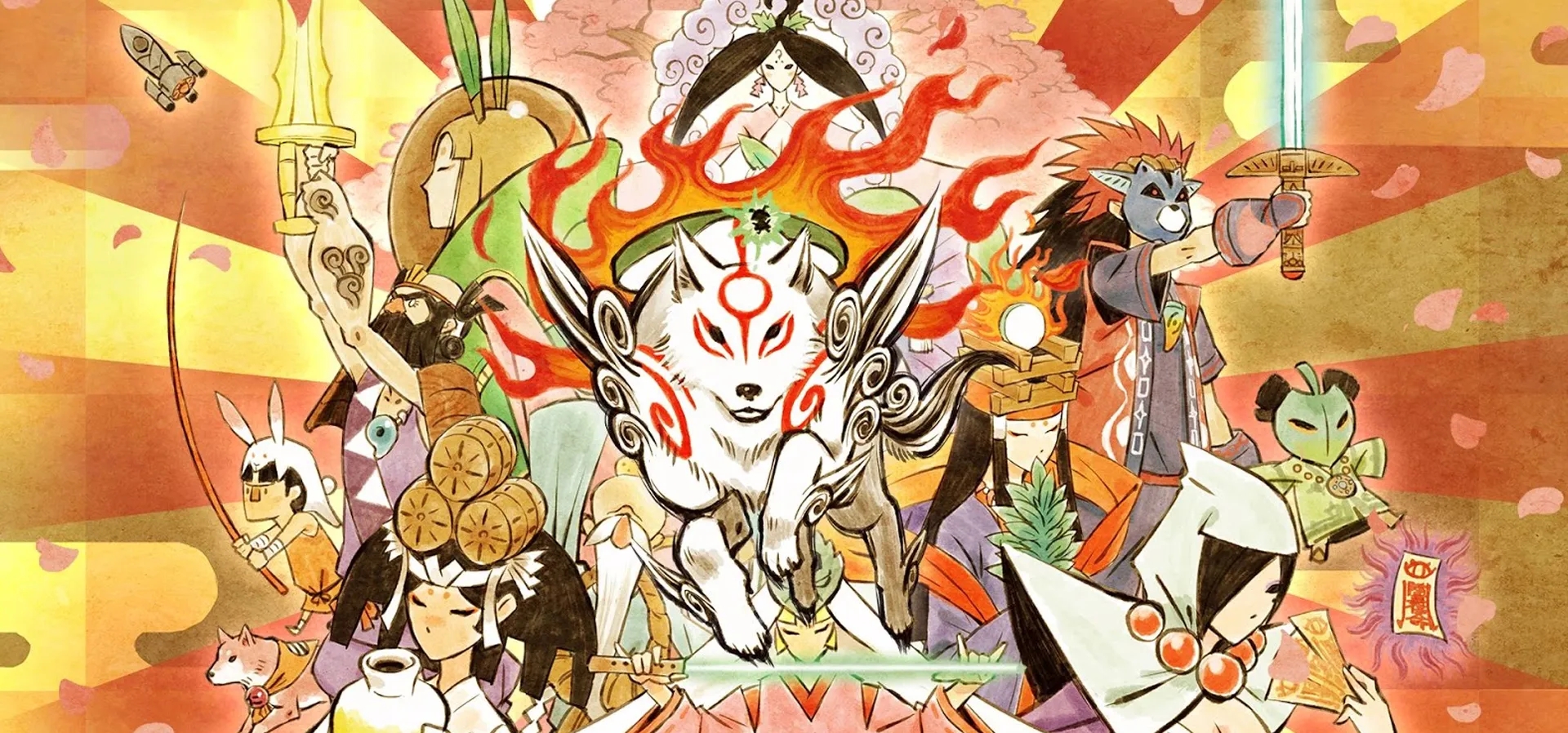 Imagem de fundo do produto OKAMI HD PS4 - Físico