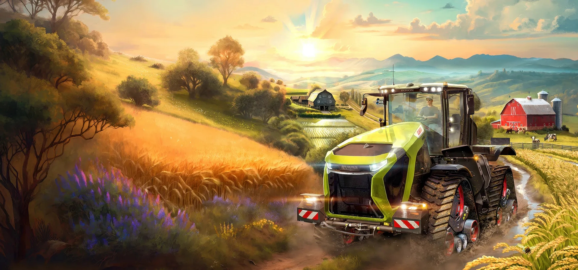 Imagem de fundo do produto Farming Simulator 25 - Xbox Series X|S