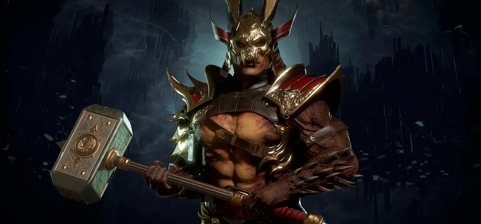 Imagem de fundo do produto Shao Kahn - Personagem Mortal Kombat 11 DLC - PS4