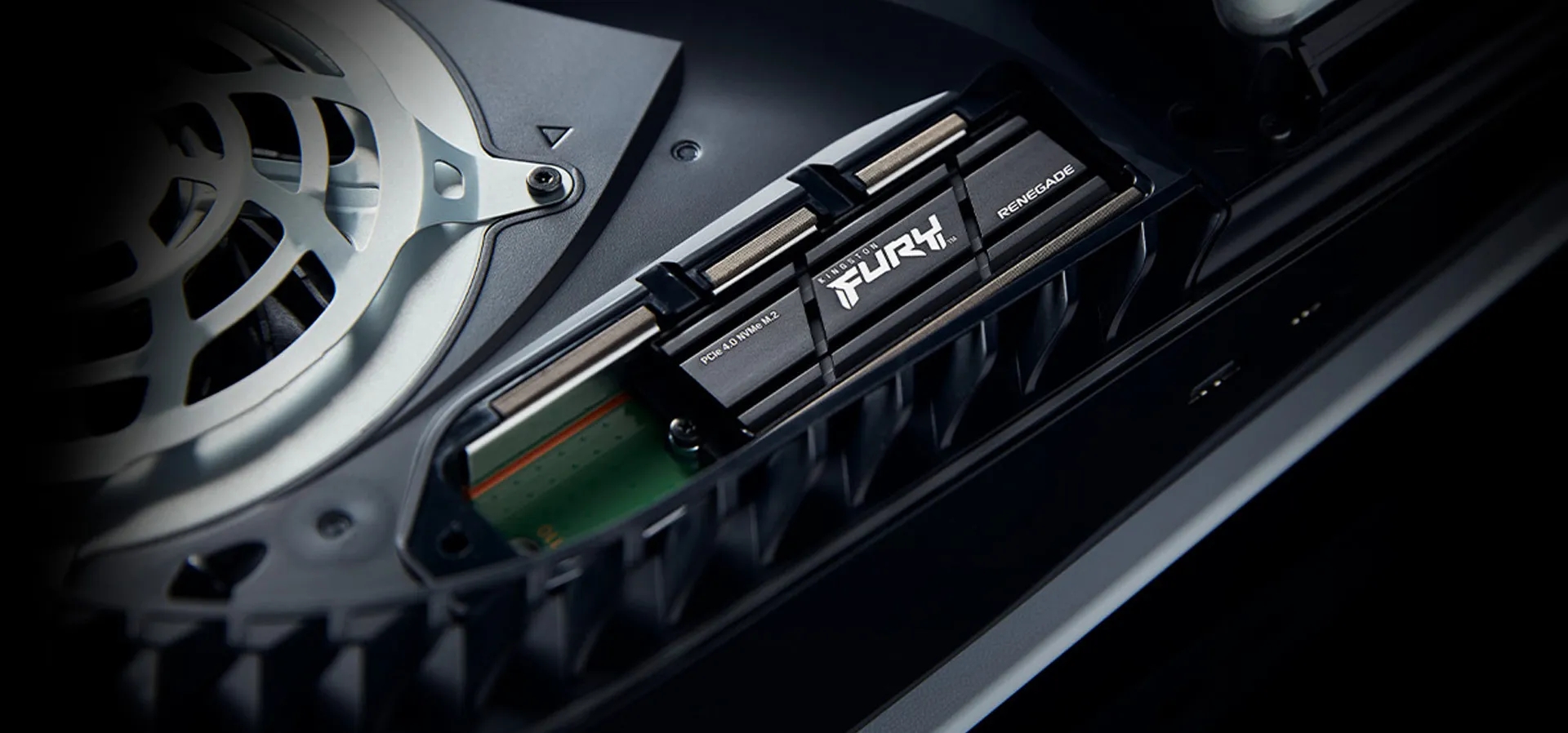Imagem de fundo do produto SSD Kingston FURY Renegade G4 4TB Dissipador Espesso NVMe M.2 PCIe 4.0 SFYRSK/4000G