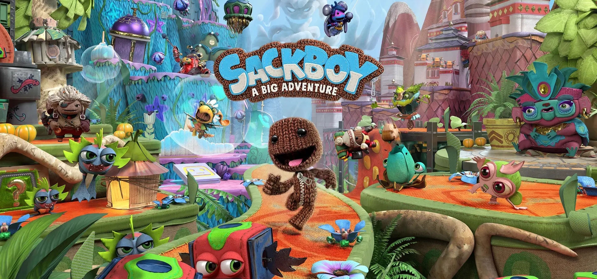 Imagem de fundo do produto Sackboy: Uma Grande Aventura PS4 - Físico