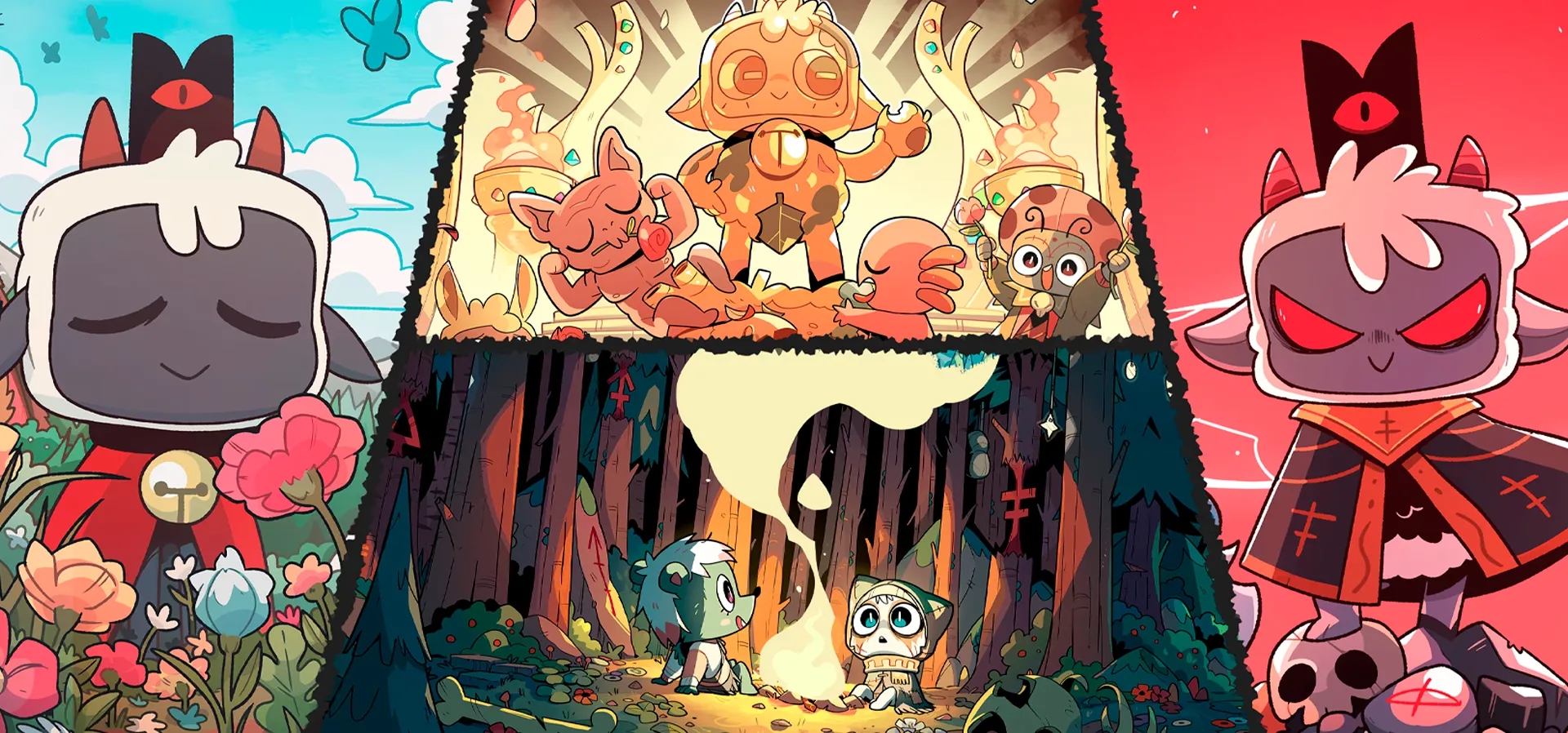 Imagem de fundo do produto Cult of the Lamb - Unholy Pack Bundle DLC - PS4 & PS5
